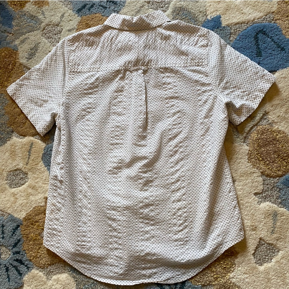 Madewell Crinkle Dot Camp Shirt - Picture 6 of 7